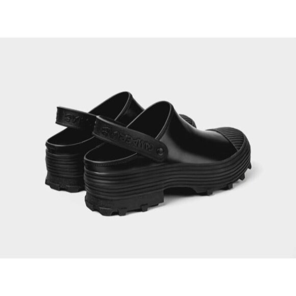 Camper Lab Traktori Leather Clogs Size 46 US 13 Mens Black CamperLab $315 - Picture 15 of 16